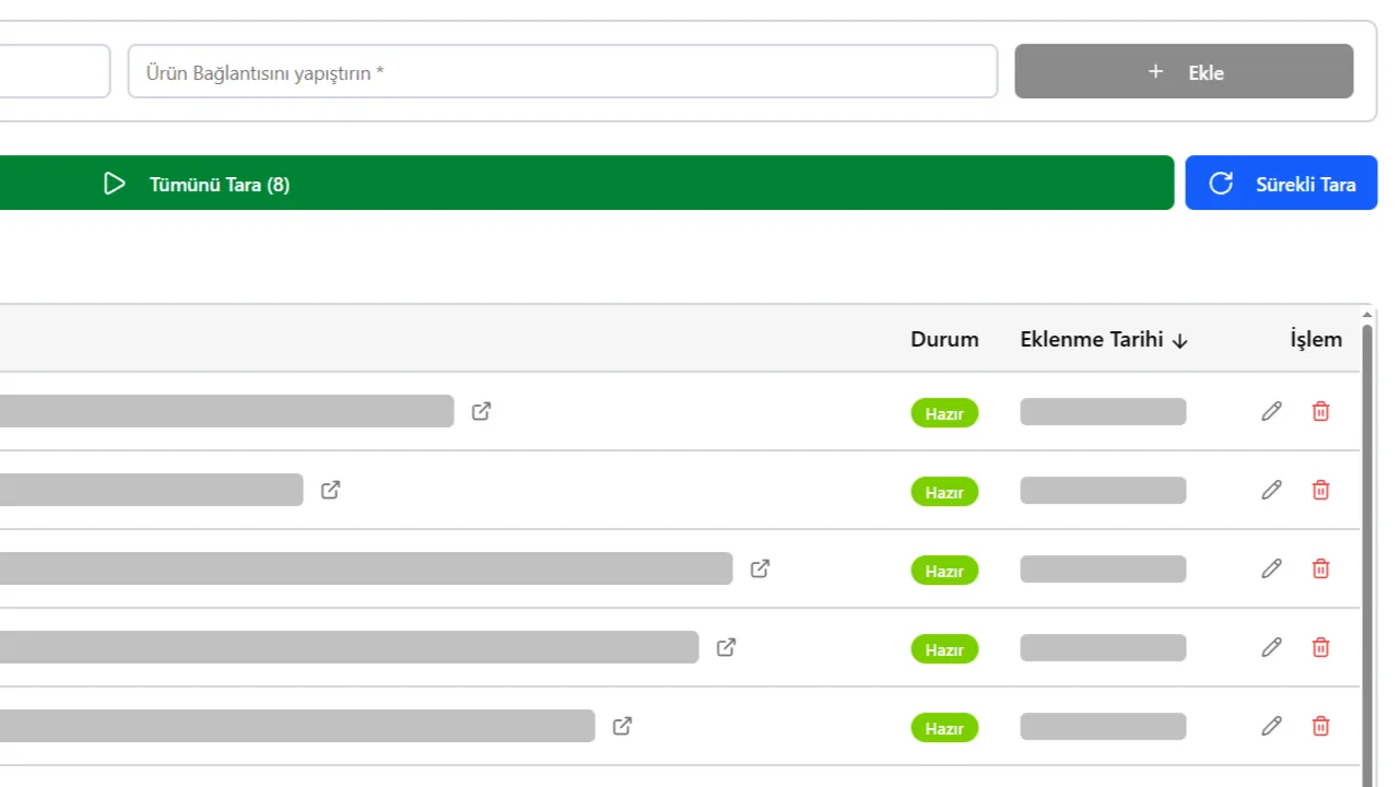 Kur, Unut ekran görüntüsü