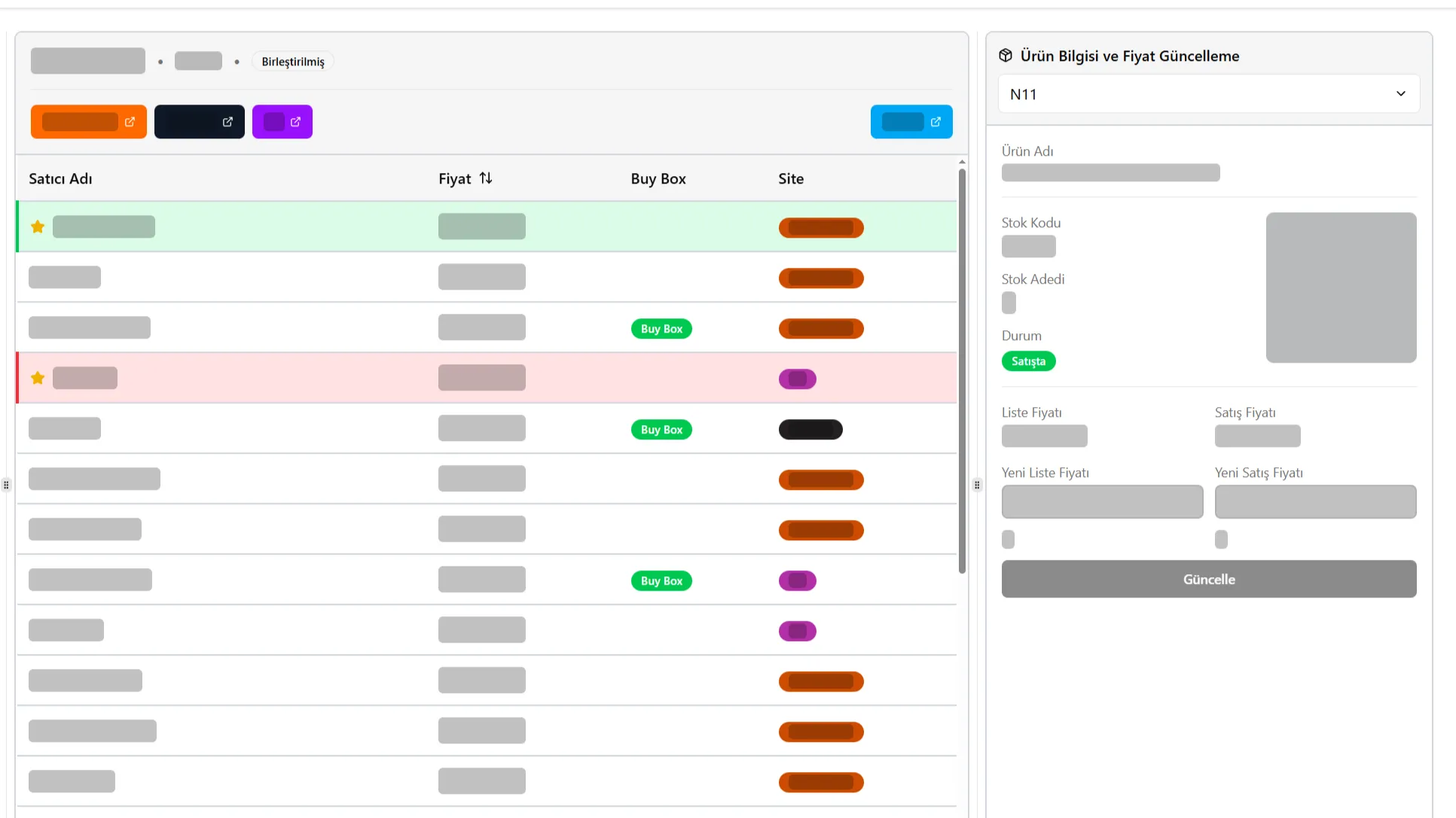 Fiyatları Hızlıca Değiştirin ekran görüntüsü